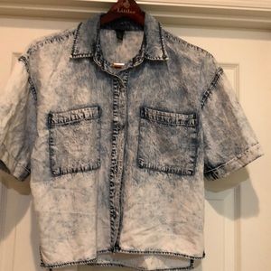 NWOT Wild Fable Denim Shirt Size XS